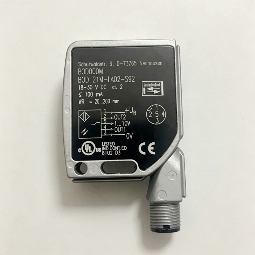 Industrial Laser Displacement Sensor - BOD000R BOD 21M-LB02-S92 Sensor Perpindahan Laser