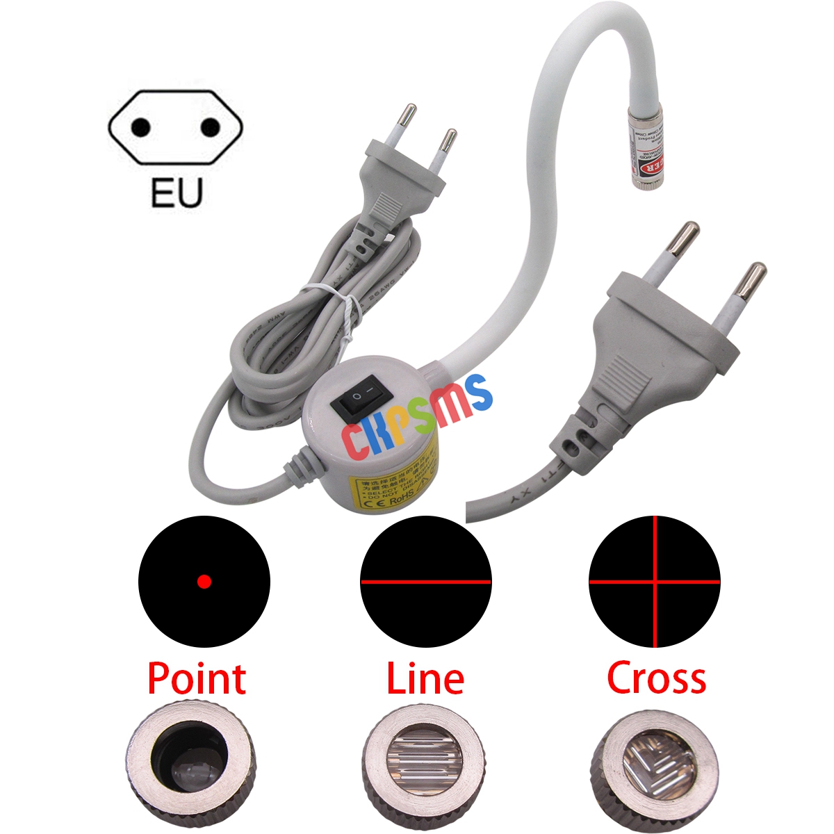 Industrial Laser Uses - 220V-240V Kabel Colokan EU & Bentuk