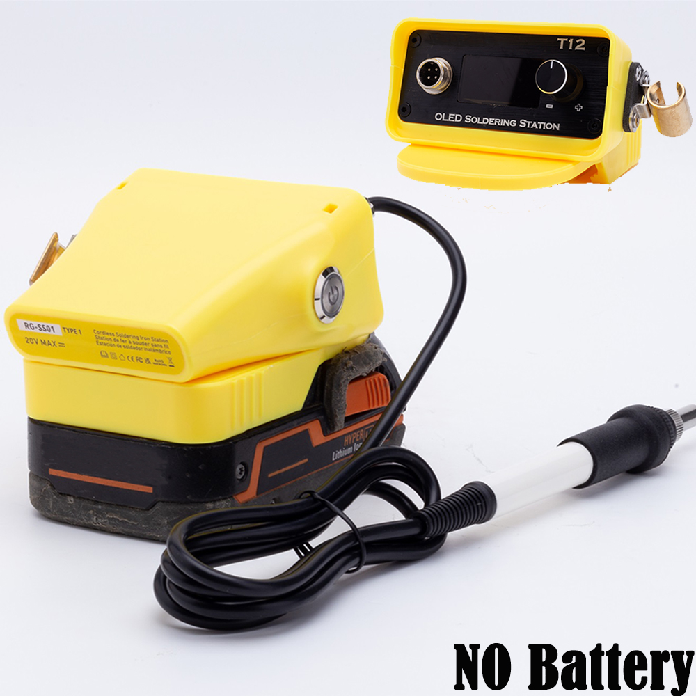 Industrial Laser Soldering Iron - Digital T12 Besi Solder Tanpa Kabel