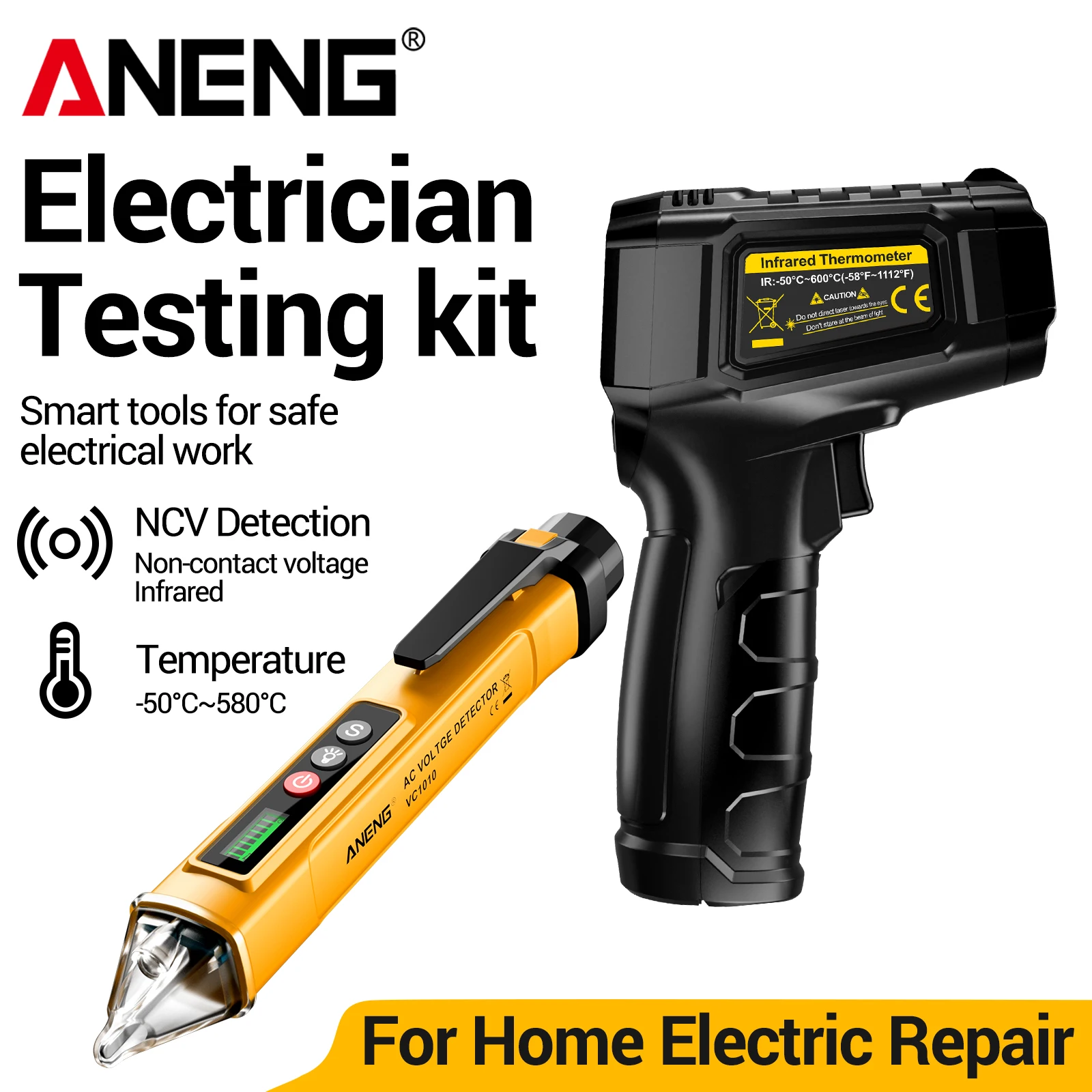 Industrial Laser Pen - Termometer laser ANENG TH202 dengan Pena