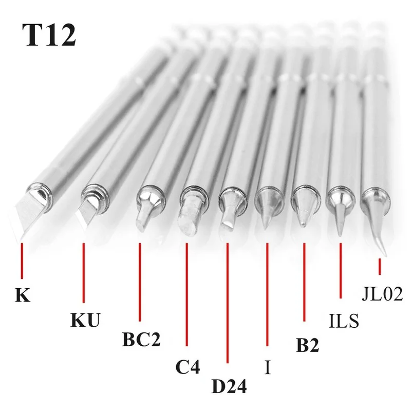 Industrial Laser Soldering Iron - T12 Ujung Besi Solder Solder Seri
