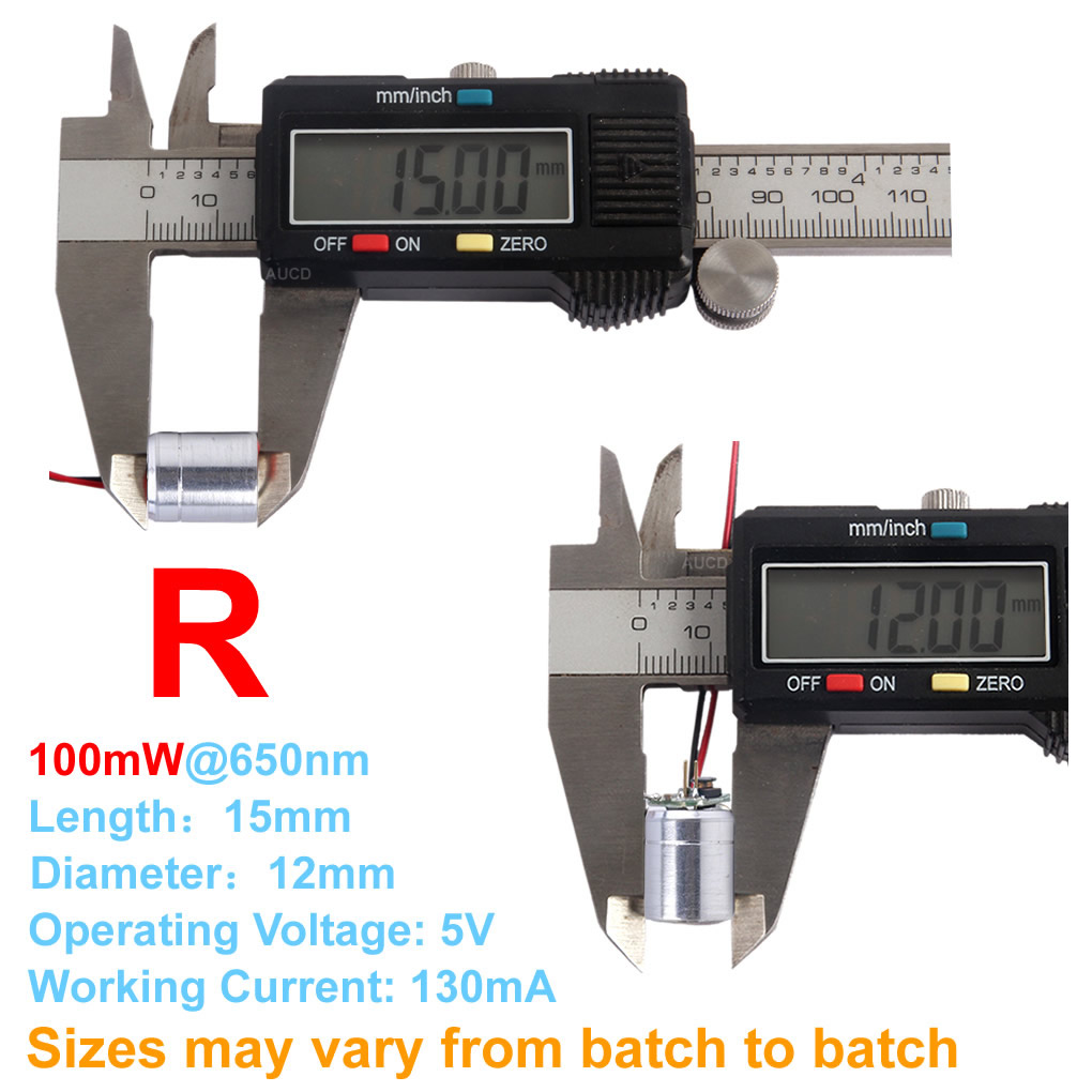 Φ12x15mm DC 5V Merah-100mW Hij - Industrial Laser Systems ulasan dan harga