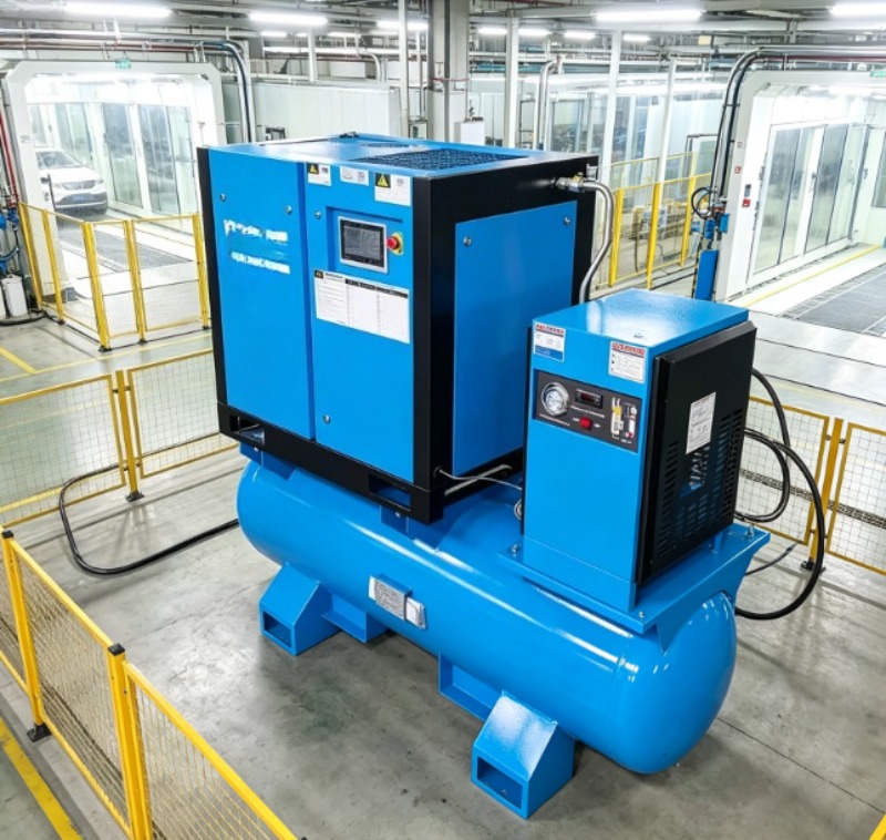 Kompresor Sekrup Berpendingin  - Quality Industrial Laser Cutting ulasan dan harga
