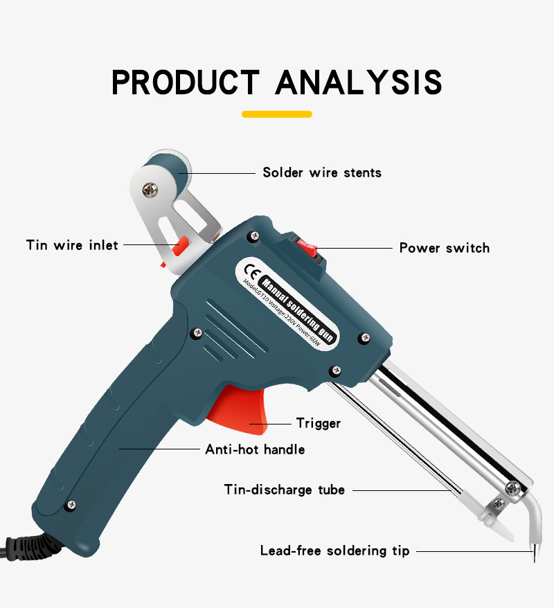 Pistol Solder Otomatis 110V/22 - Portable Laser Rust Removal ulasan dan harga
