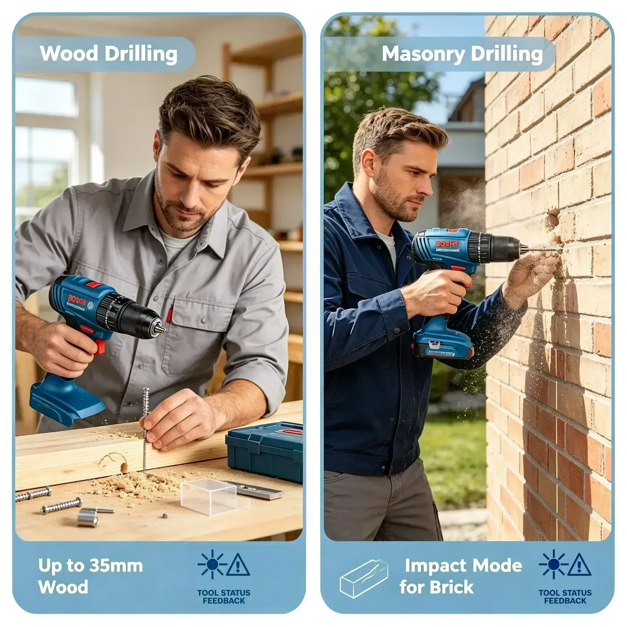 Bosch GSB 185-LI, Bor Listrik  - Bosch Drill Gsb 18V ulasan dan harga