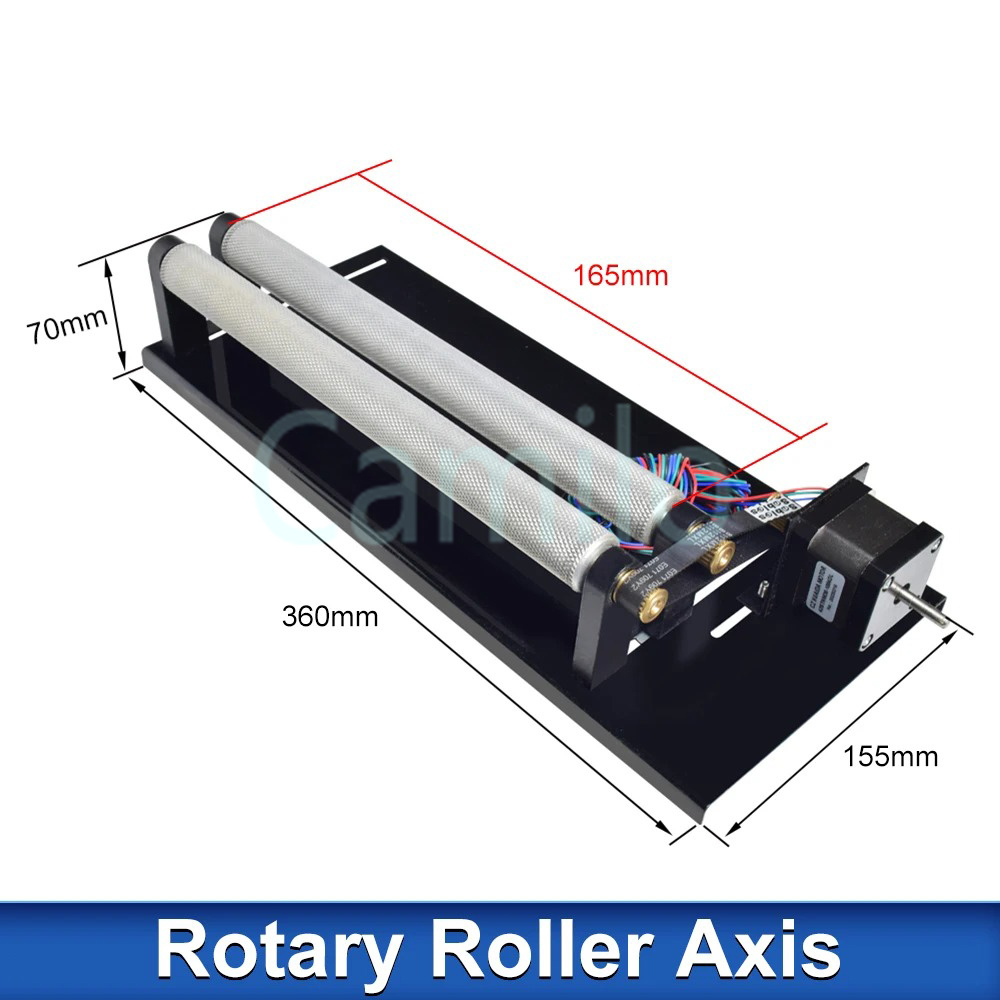 Modul Pengukir Berputar Sumbu  - Rotary Axis Laser Engraver ulasan dan harga