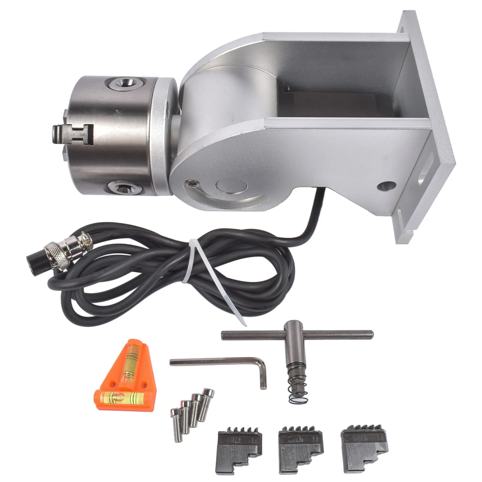 AP02, Cekam Putar Mesin Bubut  - Rotary Axis Laser Engraver ulasan dan harga