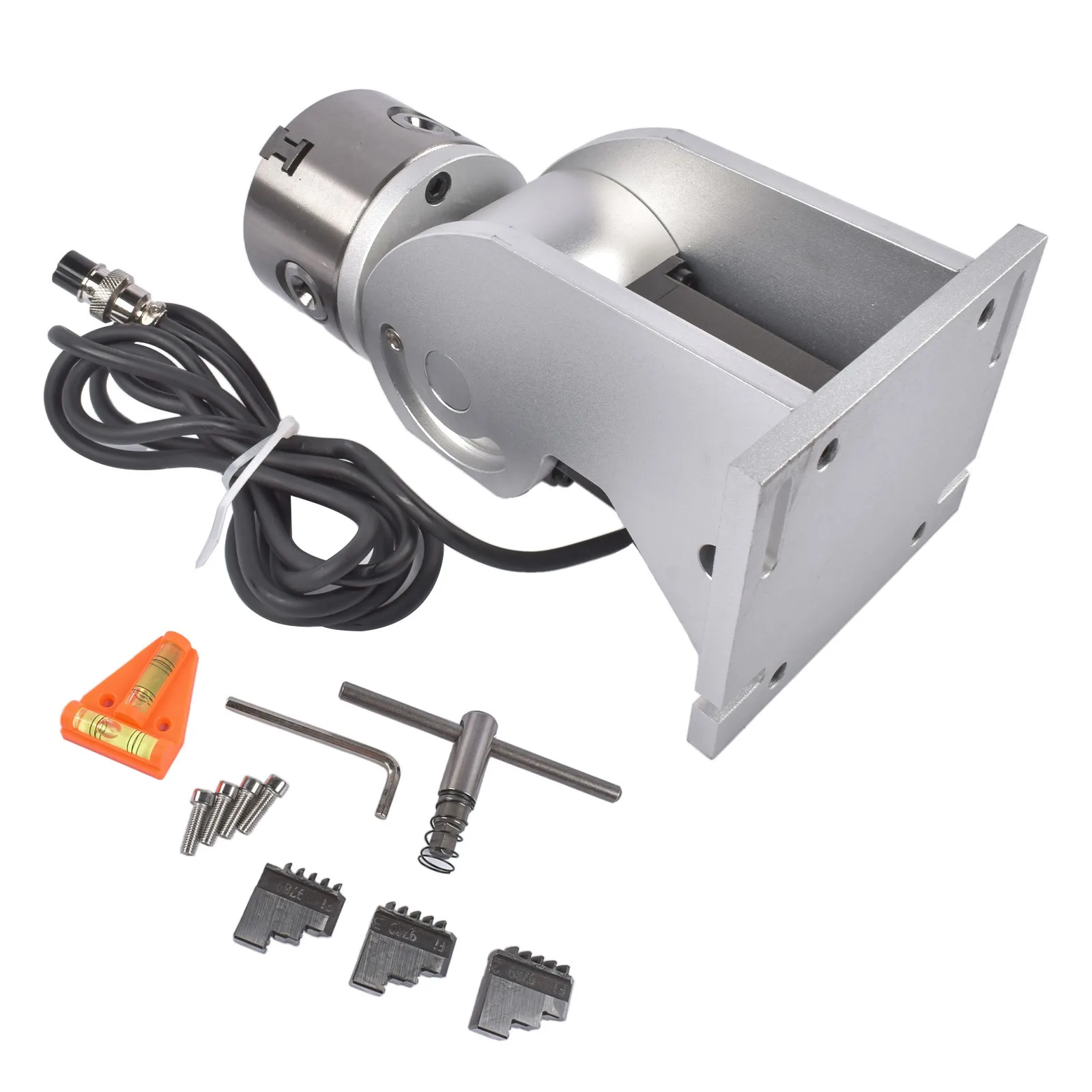 AP02, Cekam Putar Mesin Bubut  - Rotary Axis Laser Engraver ulasan dan harga
