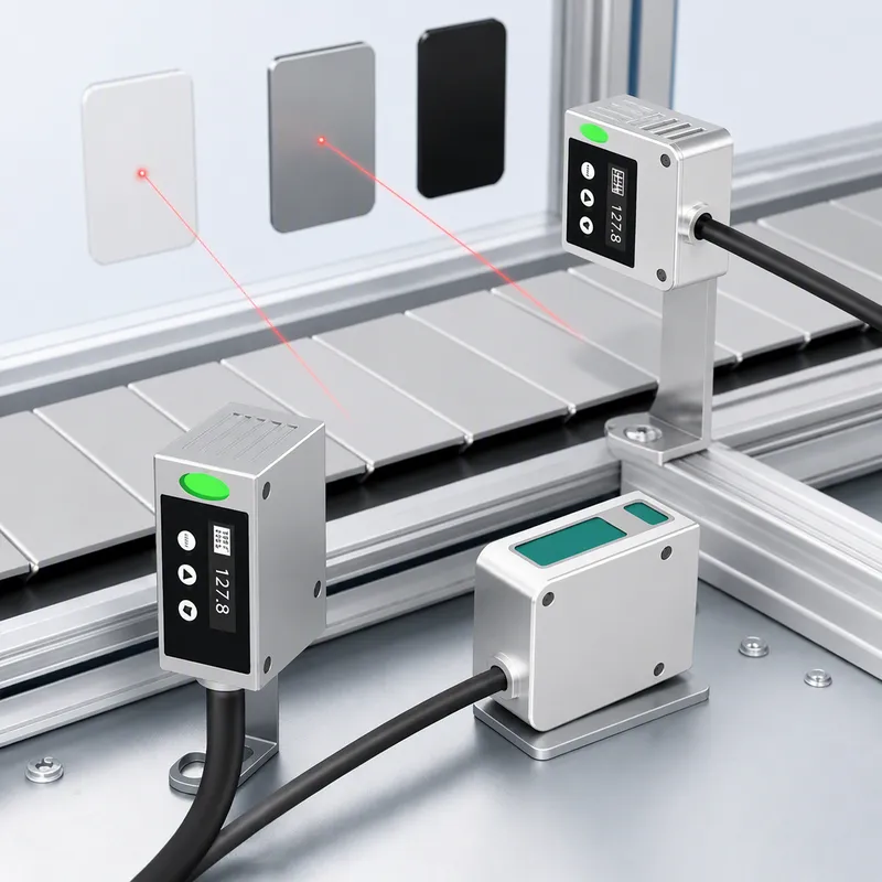 Sensor Perpindahan Laser RS485 - Industrial Laser Displacement Sensor ulasan dan harga