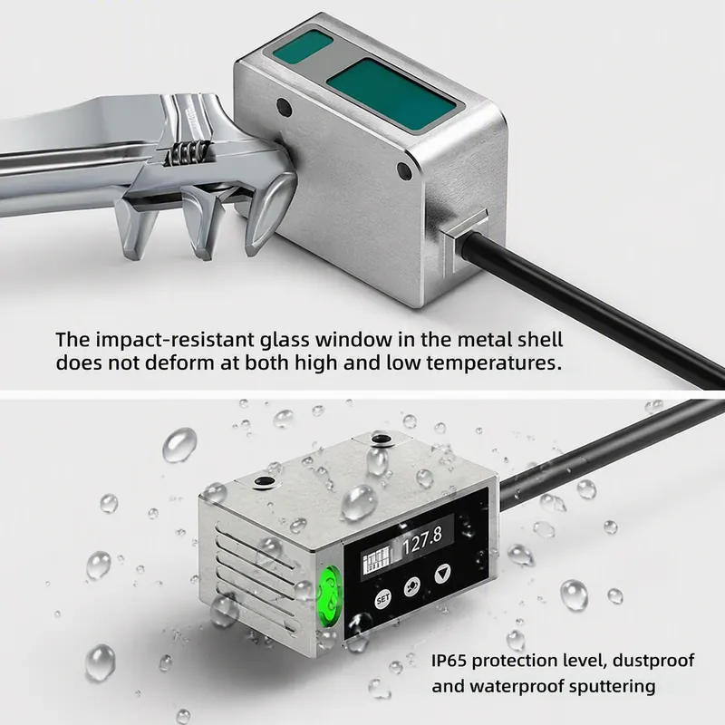 Sensor Perpindahan Laser RS485 - Industrial Laser Displacement Sensor ulasan dan harga