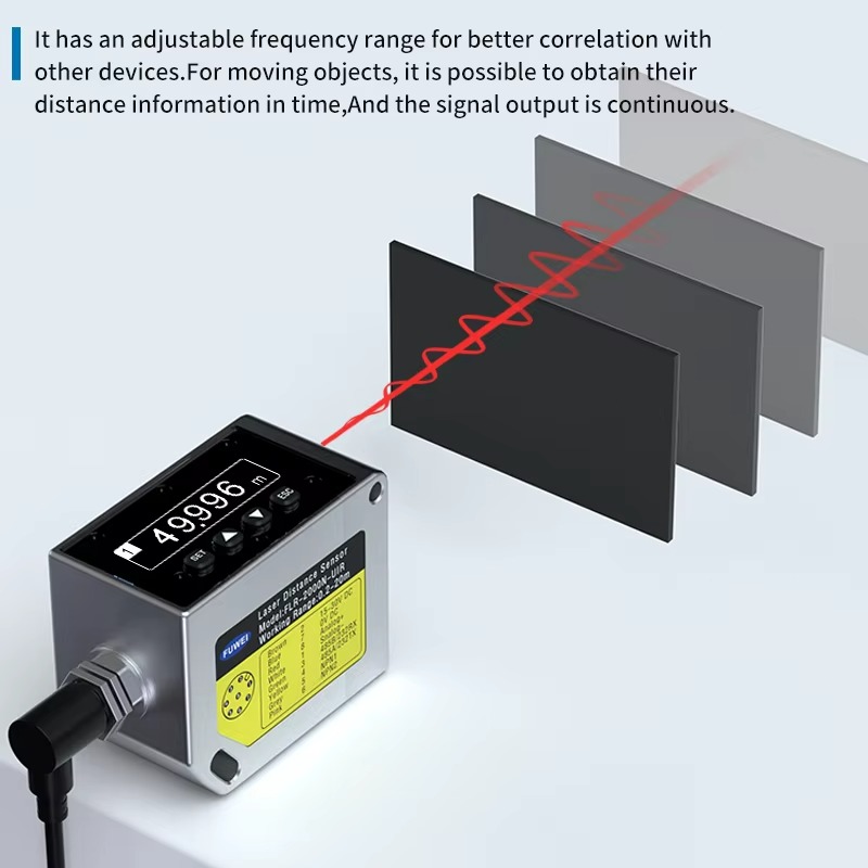 FLR-5000N-UIR IP67 OLED Digita - Industrial Laser Displacement Sensor ulasan dan harga