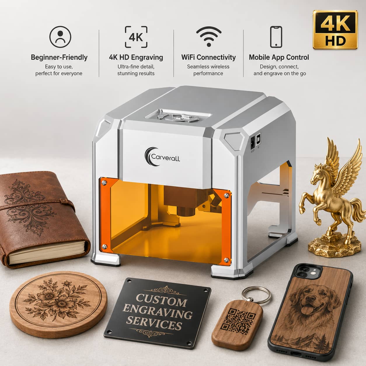 Mesin Pengukir Laser Carverall - Industrial Laser Engraving Machine ulasan dan harga