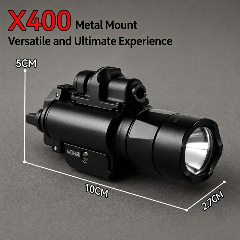 X400U Alloy Tactical Flashligh - Industrial Laser Systems ulasan dan harga