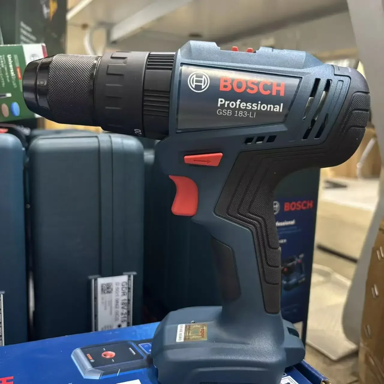 Bosch GSB 183-LI, Bor Elektrik - Bosch Drill Gsb 18V ulasan dan harga