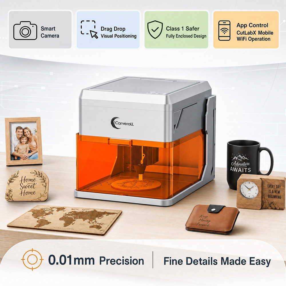 Carverall A1PRO 10W Mesin Ukir - Industrial Laser Cutting Machines ulasan dan harga
