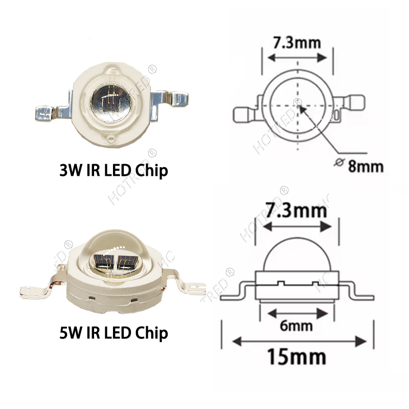 1-10 Buah LED IR 3W 5W 1050nm  - Industrial Laser Beam ulasan dan harga