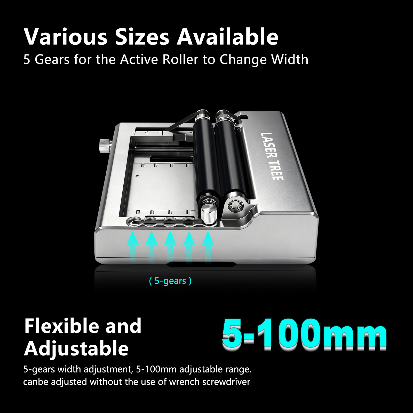 Mesin Pengukir Rol Putar Laser - Rotary Axis Laser Engraver ulasan dan harga